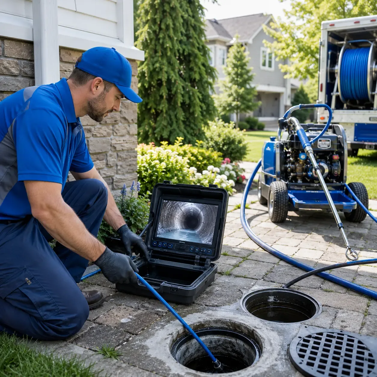 Outdoor drain cleaning professionals serving Ollie, IA
