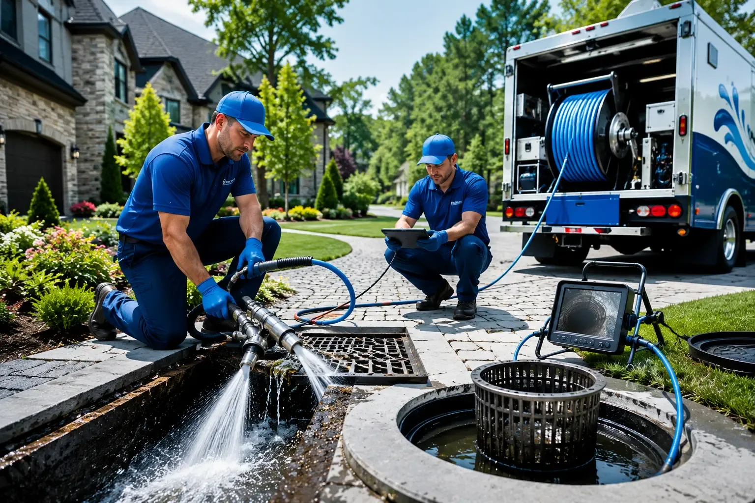 Local outdoor drain cleaning professionals in Ollie, IA